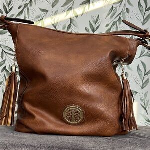Hobo Boho Shoulder faux leather Bag adjustable strap